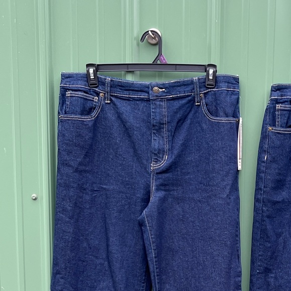Women’s High Rise Baggy Wide Leg Denim Jeans Pants 2-Pack Size XXL (20) - Picture 2 of 7